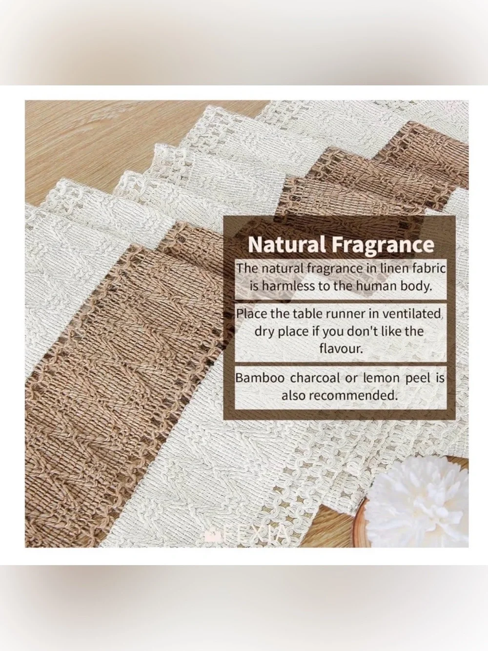 Boho Macrame Table Runner 72” Farmhouse Rustic Tassel Decor